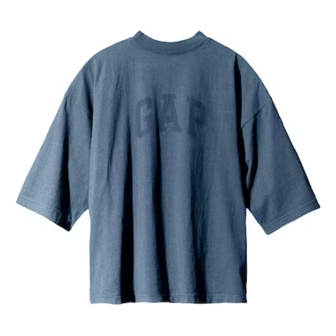 Yeezy Gap Engineered by Balenciaga Dove 3/4 Sleeve T-shirt Blue