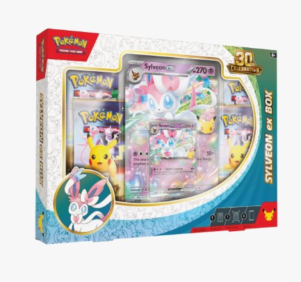 2026 Pokémon 30th Celebration Sylveon ex Box