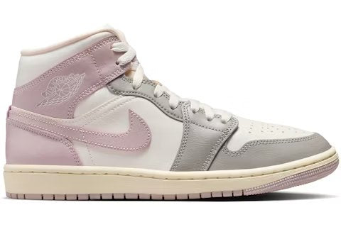 Jordan 1 Mid Enigma Stone Particle Rose (Women's)