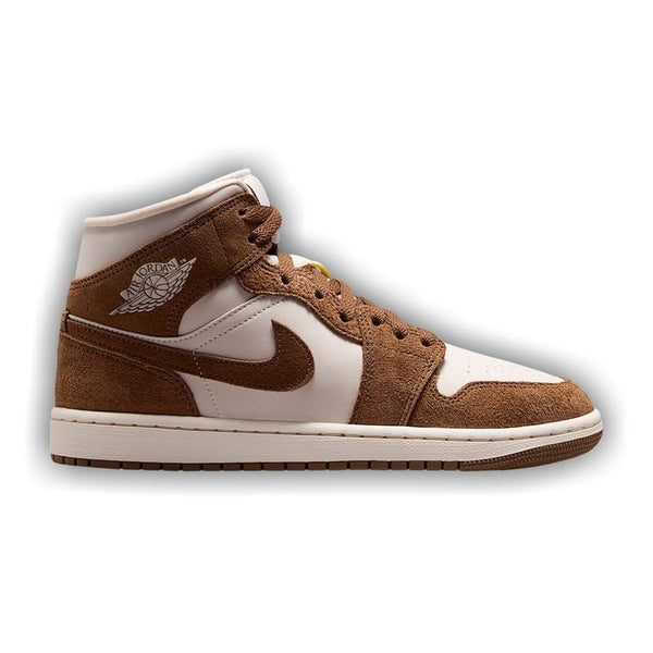 Wmns Air Jordan 1 Mid 'Light British Tan Chalk'