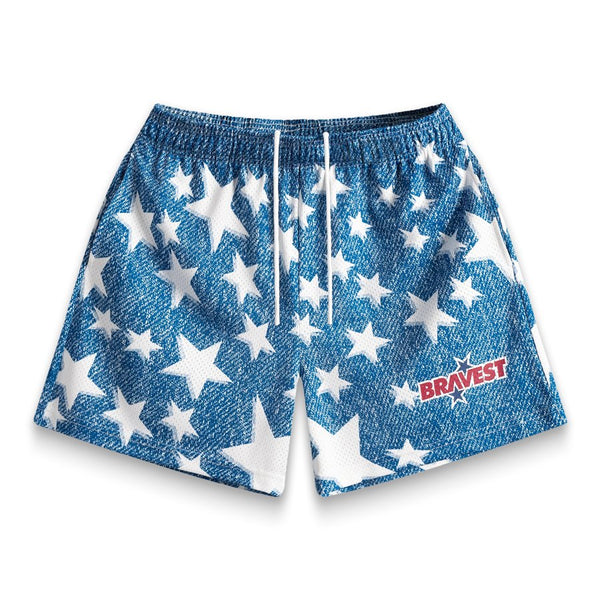 Bravest Denim Star Shorts