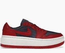Jordan 1 Elevate Low Dark Grey Varsity Red (Women's)