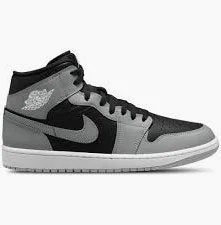 Jordan 1 Mid Light Smoke Grey Black