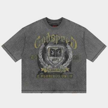 GSPD Crest T-Shirt (Grey Wash)