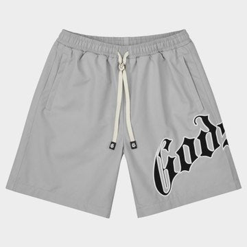 OG Logo Nylon Shorts (Grey)