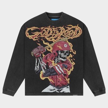 Slugger LS T-shirt NG (Black Wash)