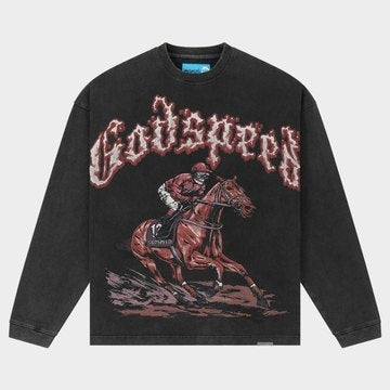 Thoroughbred LS T-shirt NG (Black Wash)