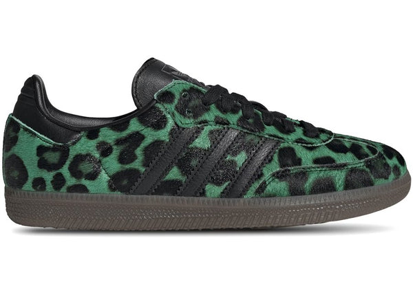 adidas Samba OG Leopard Semi Screaming Green (Women's)