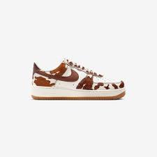 Nike Air Force 1 Low Cow Print Field Brown (Women's)