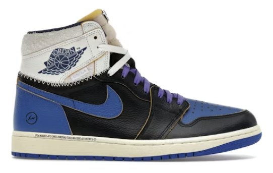 Jordan 1 Retro High OG SP Fragment x Union LA Sport Royal