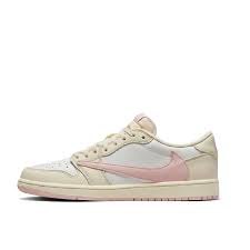 Jordan 1 Retro Low OG SP Travis Scott Shy Pink