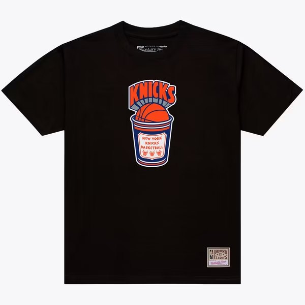 New York Knicks Black Coffee Cup Tee