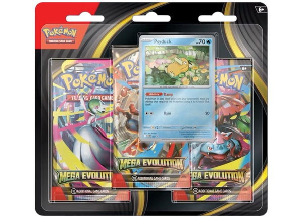 Pokémon Ascended Heroes 3 Pack Blsiter Psyduck
